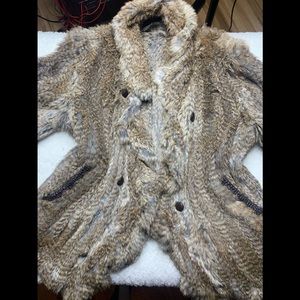 June rabbit fur jacket